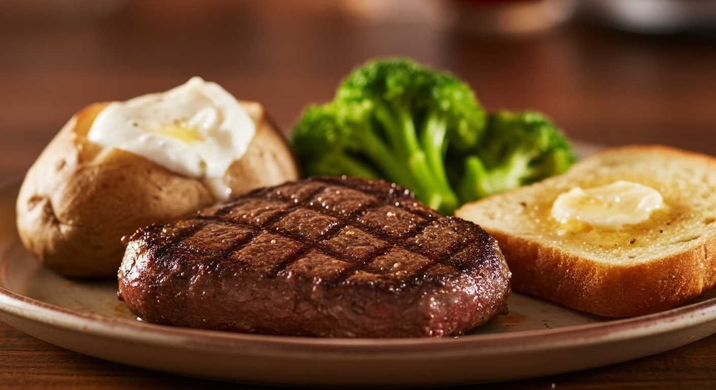 Texas Roadhouse hand-cut steaks with pictures showing perfect grilling